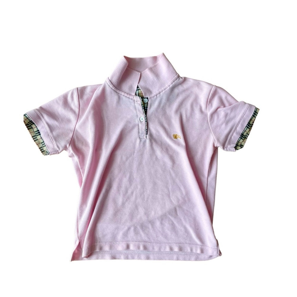 Vintage Burberry Pink Polo Shirt